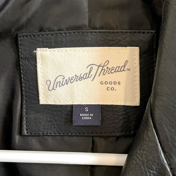 Faux Leather Moto Jacket - Universal Thread - Like New - Picture 2 of 3